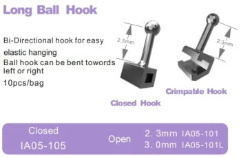 LONG CRIMPABLE BALL HOOK second