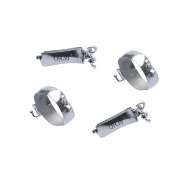MOLAR BANDS- TRIPLE TUBE WITH  CLEAT -4PCS second