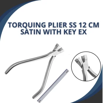 TORQUING PLIER SS 12 CM SATIN WITH KEY EX