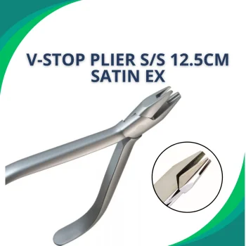 V-STOP PLIER S/S 12.5CM SATIN EX second