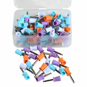 Dental Latch Tapered Rubber Bristle Polishing Cups