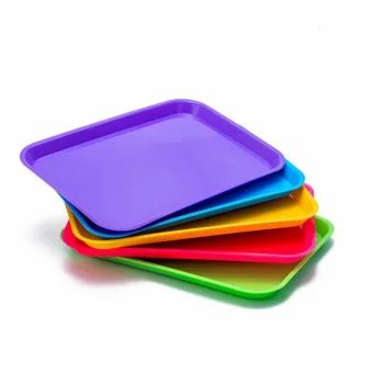 PLASTIC TRAY AUTOCLAVABLE 34*24cm - Red