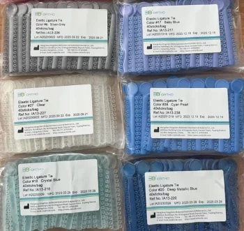 3B ORTHO-Elastic Ligature Tie-40pcs/pk second